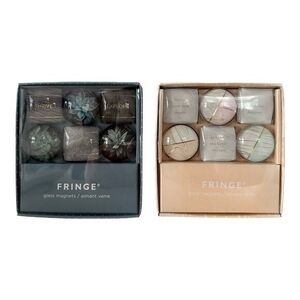 2 Sets Motivational Glass Magnets 12pc Inspirational Quote Fridge Office Decor